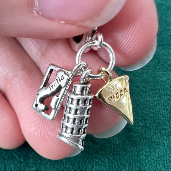 NWOT 🇮🇹 Italia Pisa Silver Pandora World Series Charm - Picture 8 of 13